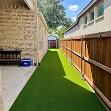 Pet-Friendly-Artificial-Turf-Installation-with-Drainage-Solution-in-Garland-TX 5